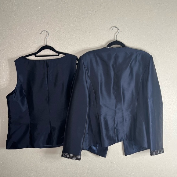 Moshita Couture beaded suit jacket and vest - Picture 3 of 3